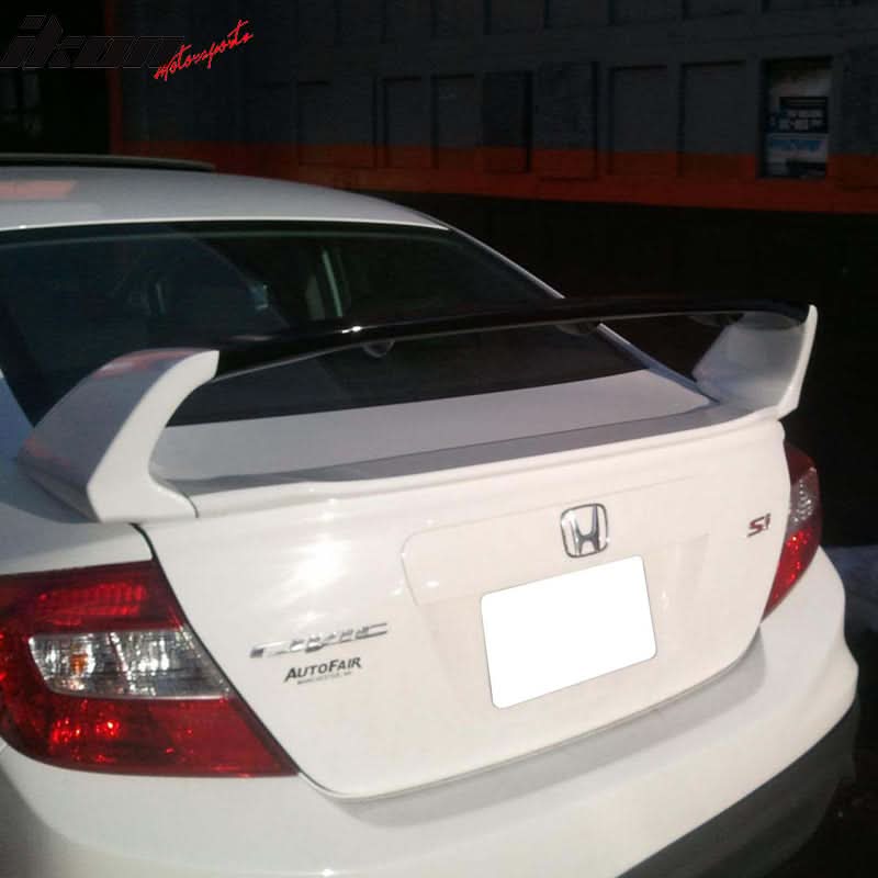 2012-2015 Honda Civic 4Dr Mugen Style Painted Trunk Spoiler Wing ABS - Image 2