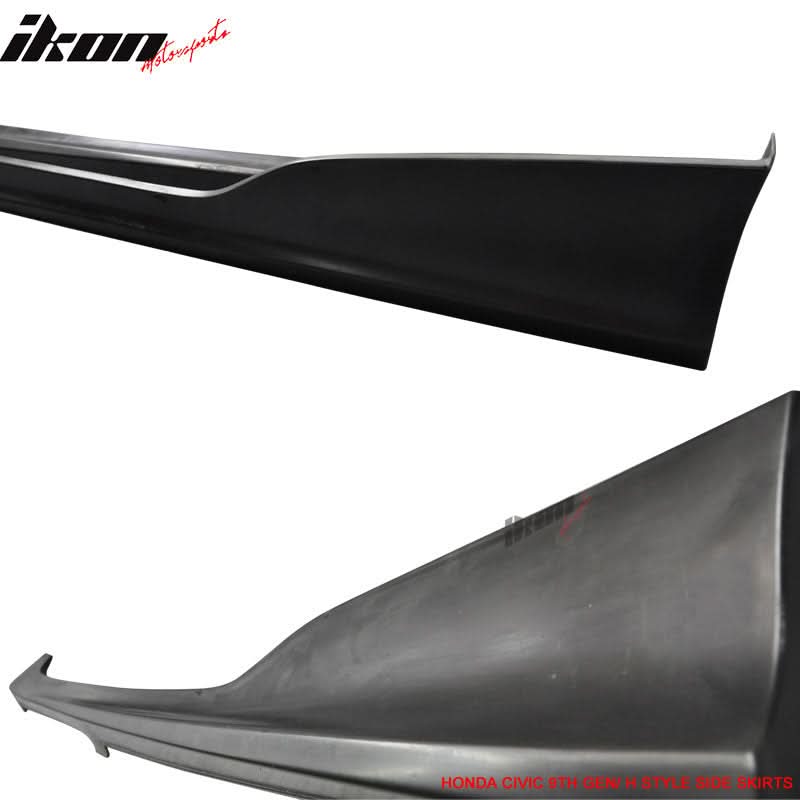 2012-2015 Honda Civic Coupe HF-P Style Side Skirts Rocker Pannel PU - Image 5