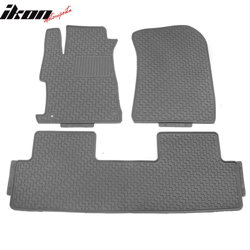 2012-2015 Honda Civic Floor Mats Latex Rubber Front Second Row - Image 11