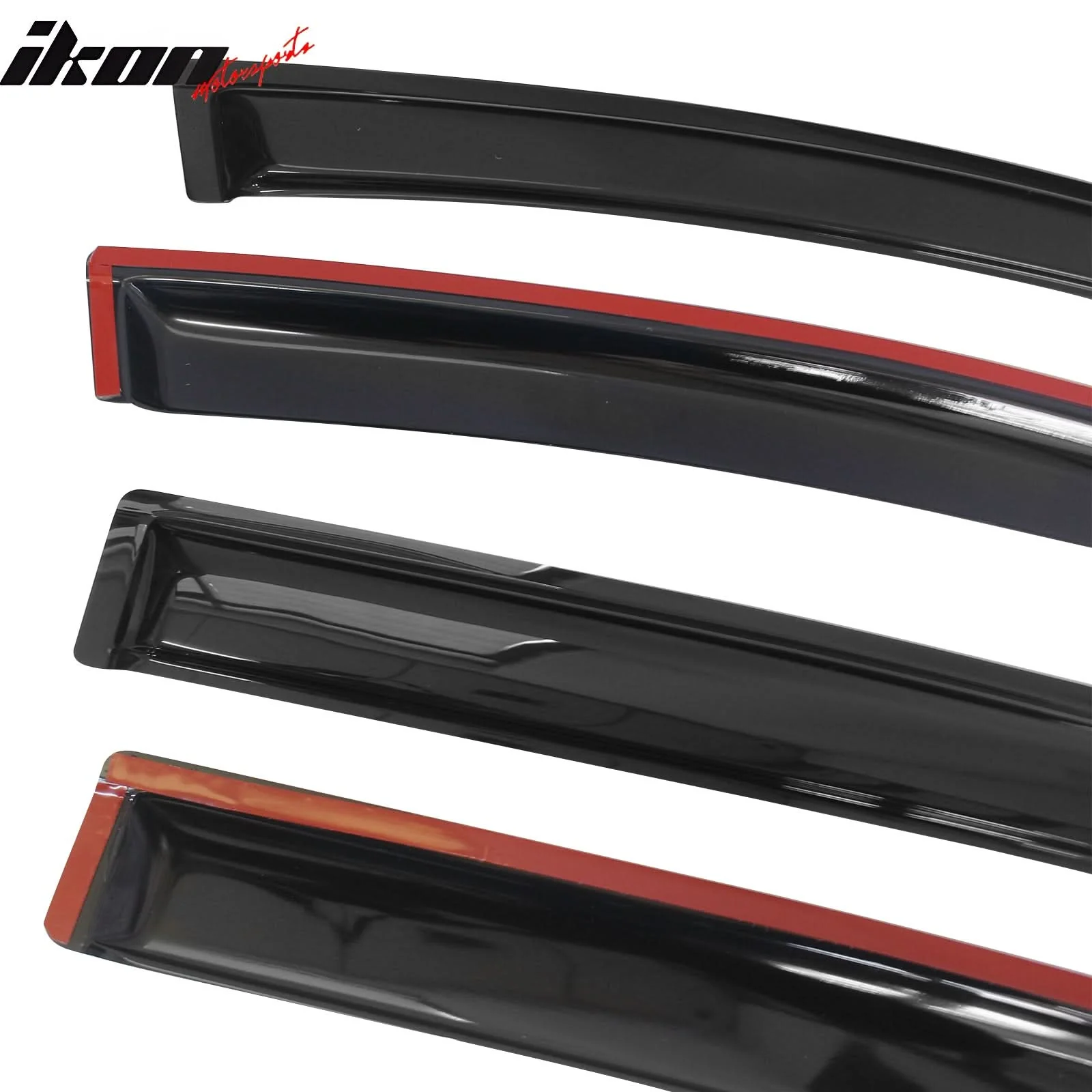 2012-2016 Honda CRV Acrylic 4PC Window Visors Tape On Rain Guard - Image 16