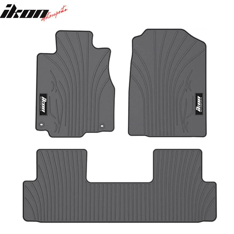 2012-2016 Honda CRV Front Rear Floor Mats Carpets 3PC - Image 12