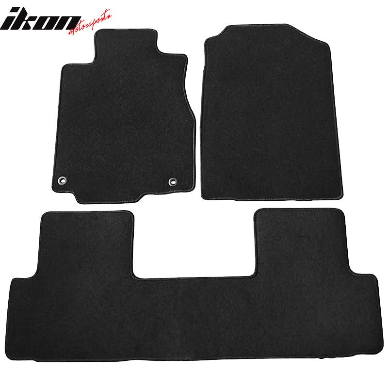2012-2016 Honda CRV Front Rear Floor Mats Carpets 3PC - Image 3