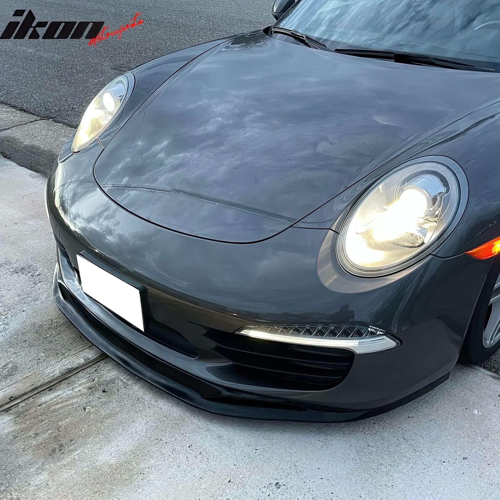 2012-2016 Porsche 911 991 Carrera Front Lip Splitter Air Dam S1 Style - Image 4