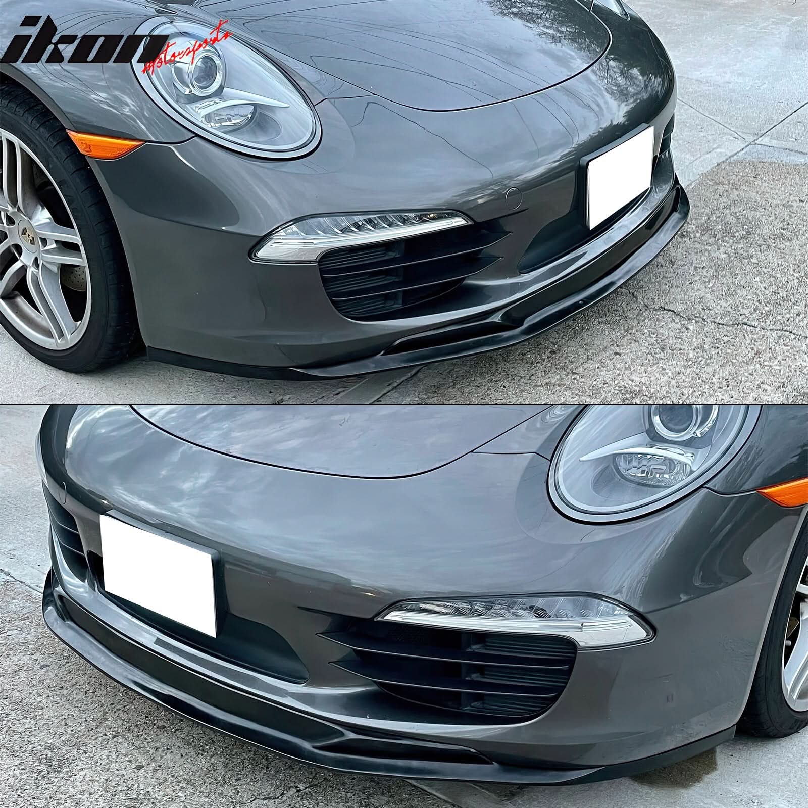 2012-2016 Porsche 911 991 Carrera Front Lip Splitter Air Dam S1 Style - Image 7