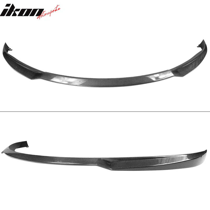 2012-2016 Tesla Model S Front Bumper Lip & OE Trunk Spoiler CF - Image 7