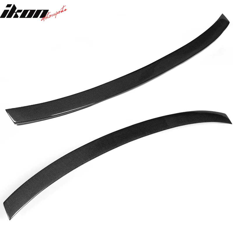 2012-2017 Audi A6 C7 Non-S Line ABT Style Trunk Spoiler Carbon Fiber - Image 3