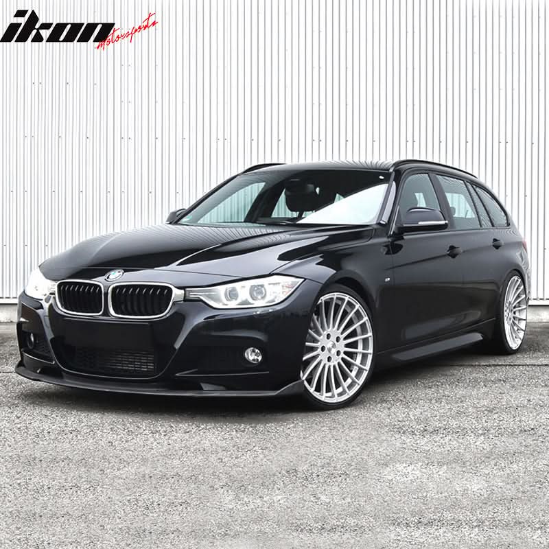 2012-2018 BMW F30 3 Series M Sport Front Bumper Lip Chin Spoiler - Image 4