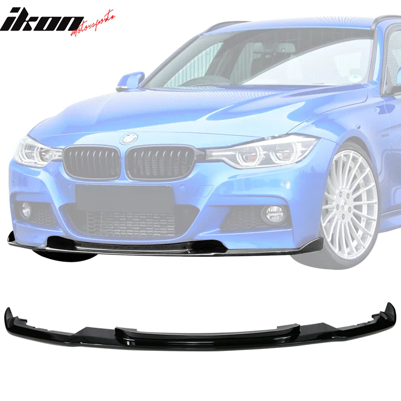 2012-2018 BMW F30 3 Series M Sport Front Bumper Lip Chin Spoiler - Image 7