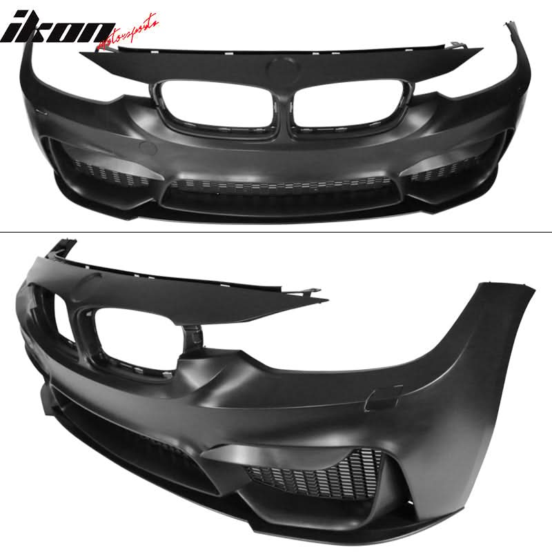 2012-2018 BMW F30 3 Series M3 Style Front Bumper Replacement w/ Lip PP - Image 5