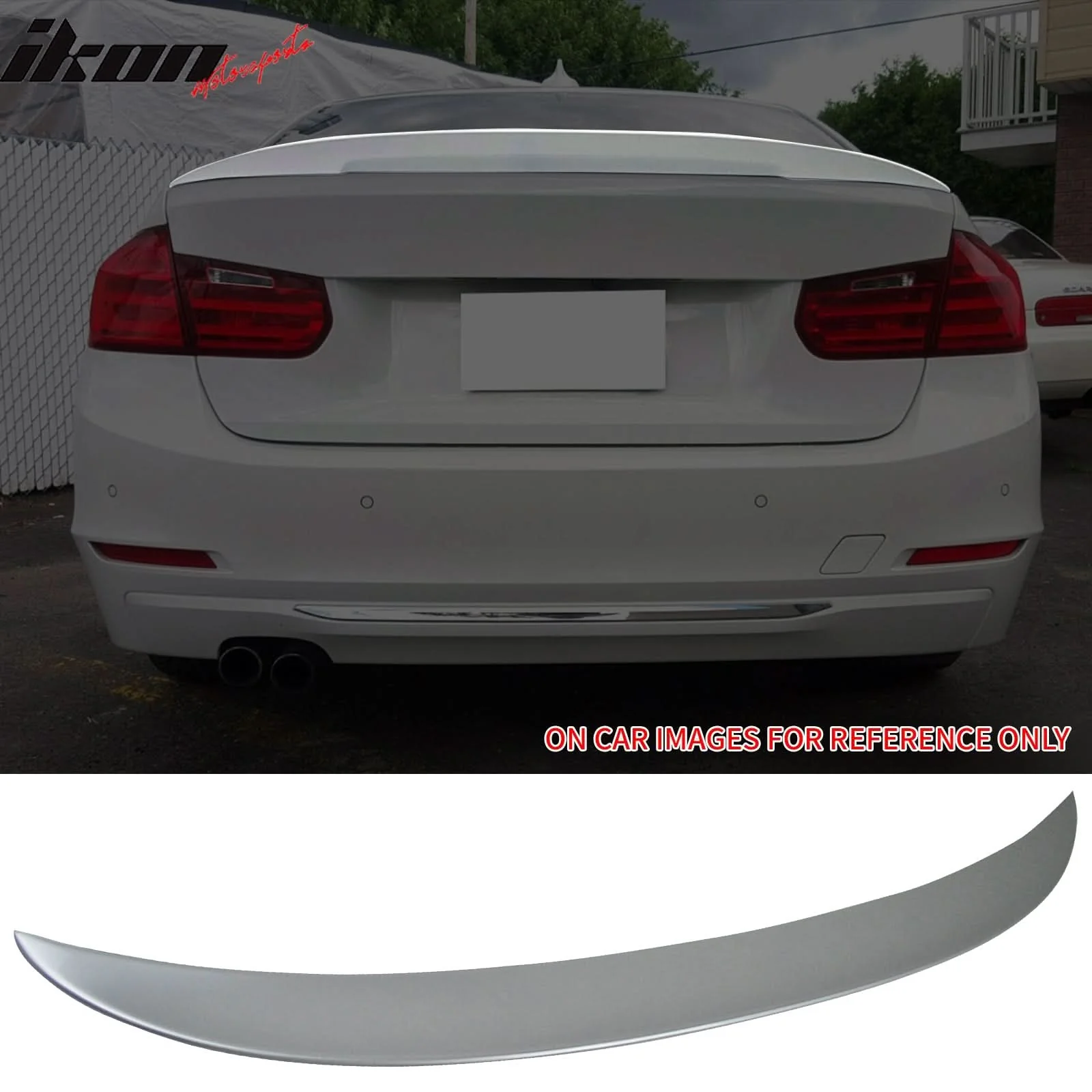 2012-2018 BMW F30 3 Series Sedan Performance Style Trunk Spoiler ABS - Image 10