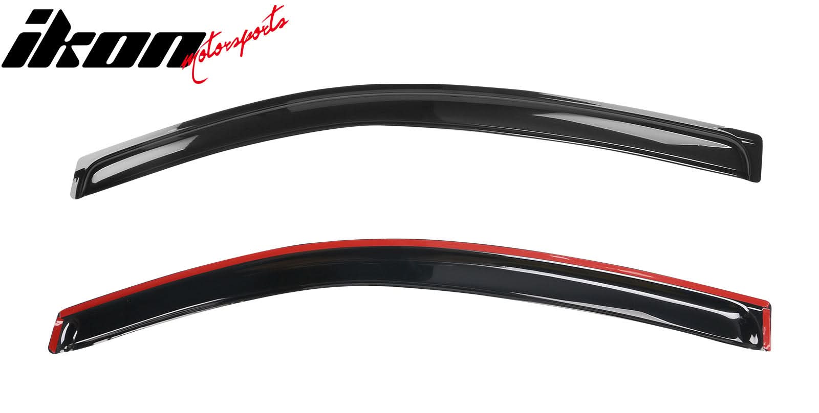 2012-2019 Fiat 500 Side Window Visors Acrylic Sun Rain Guard 2PCS - Image 5