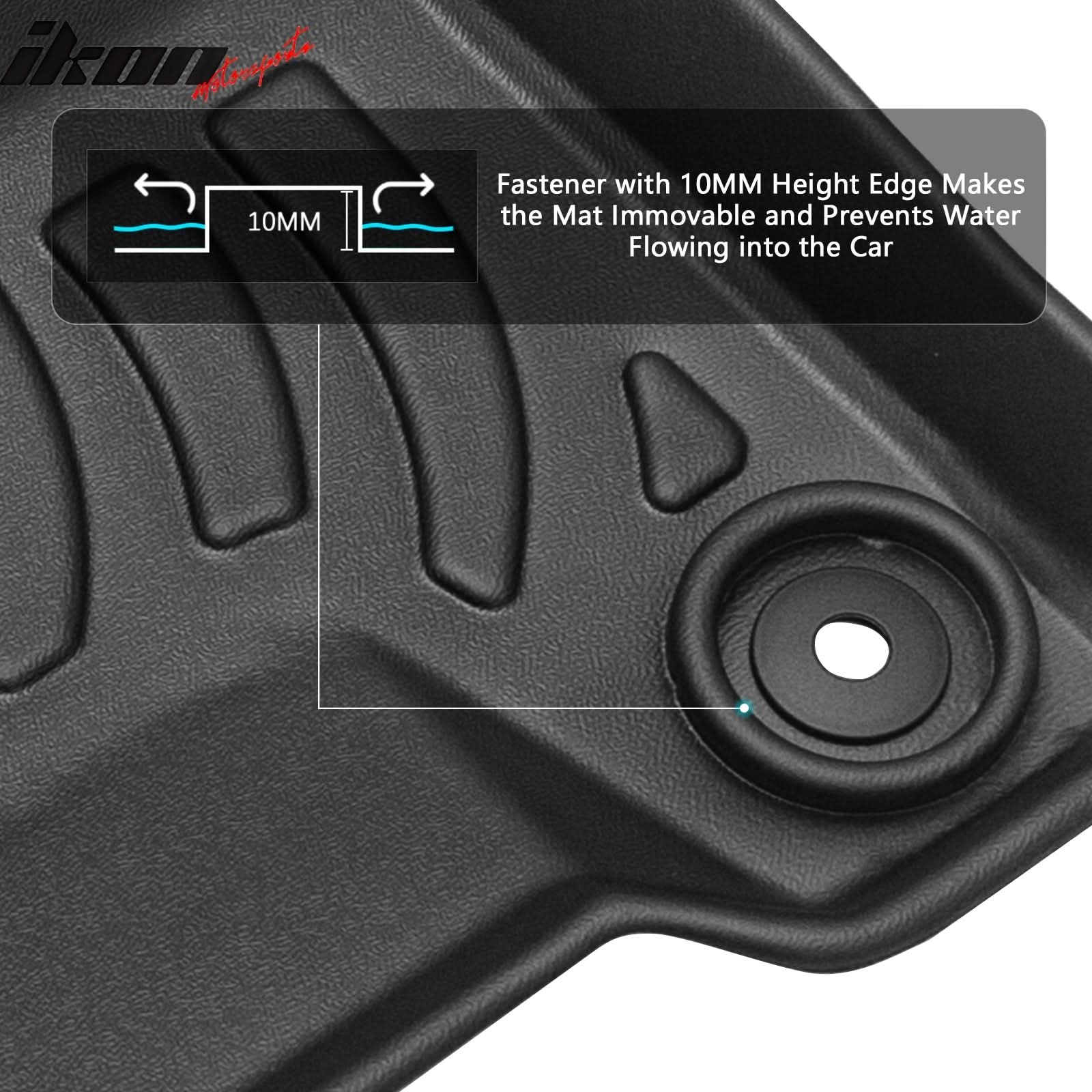 2012-2024 Ram 1500/2500/3500 Crew Cab 3D Floor Mats Carpets Liner TPE - Image 3
