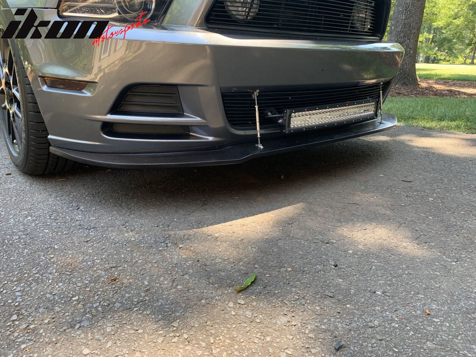 2013-2014 Ford Mustang GT Style Unpainted Front Bumper Lip Spoiler PU - Image 7