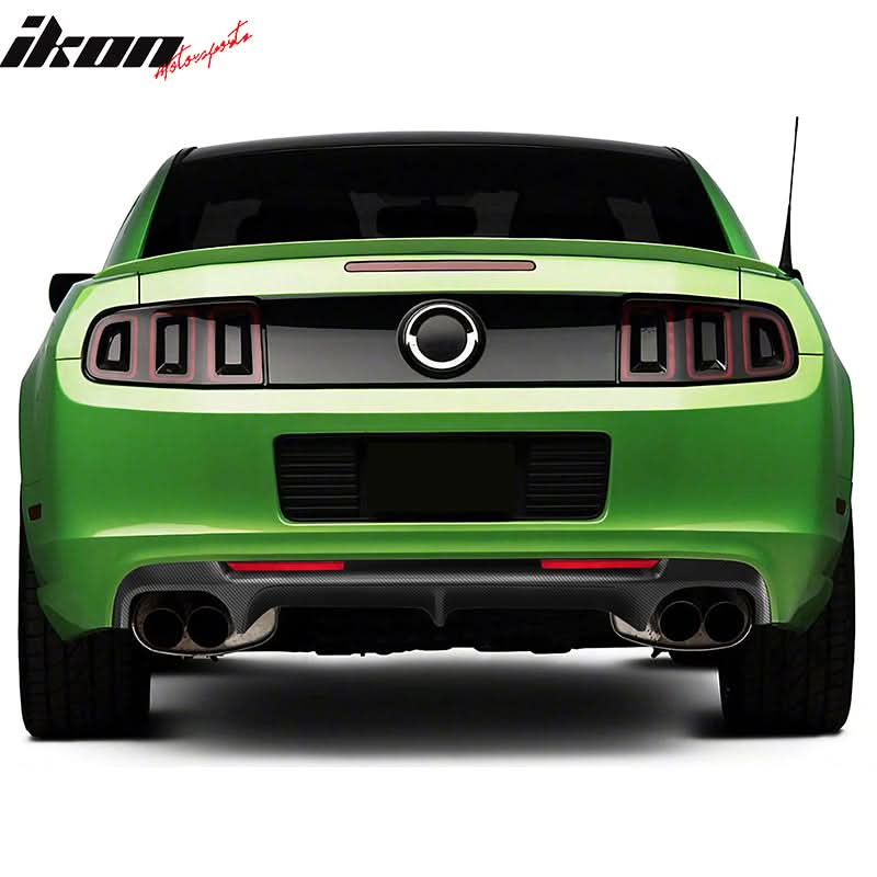 2013-2014 Ford Mustang GT500 Rear Diffuser Lip + Fin PP - Image 2