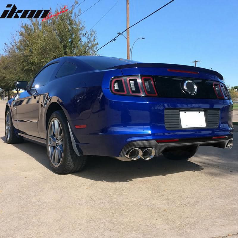 2013-2014 Ford Mustang GT500 Rear Diffuser Lip + Fin PP - Image 3