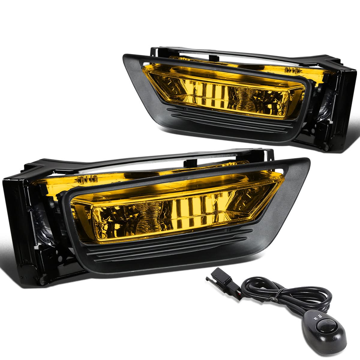 2013-2014 Honda Accord 4-Door Fog Lights with Switch H11 Amber - Image 2