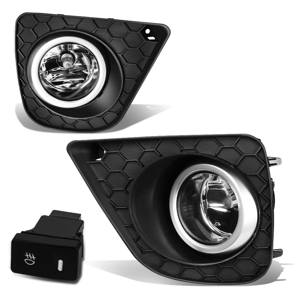 2013-2015 Honda Accord Coupe Fog Lights with Switch & Bezel - Image 3