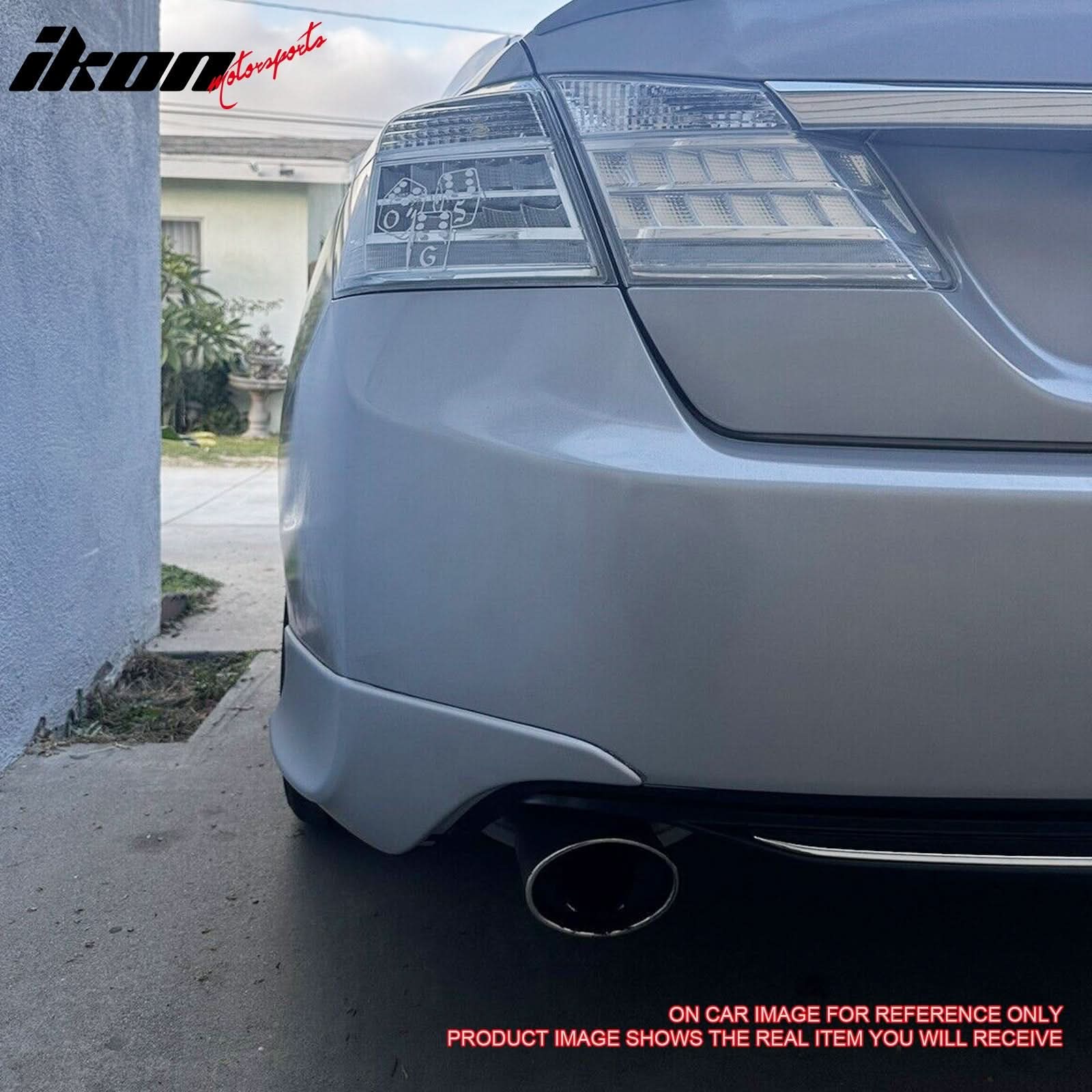 2013-2015 Honda Accord Sedan HFP 2PCS Rear Bumper Lip Splitters PU - Image 6