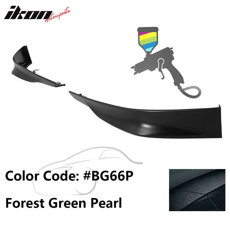 2013-2015 Honda Accord Sedan HFP Style Front Bumper Lip PP 2PC - Image 23