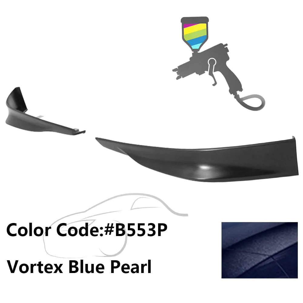 2013-2015 Honda Accord Sedan HFP Style Front Bumper Lip PP 2PC - Image 8