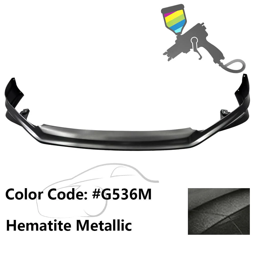 2013-2015 Honda Accord Sedan MD Style Front Bumper Lip PP 4DR - Image 6