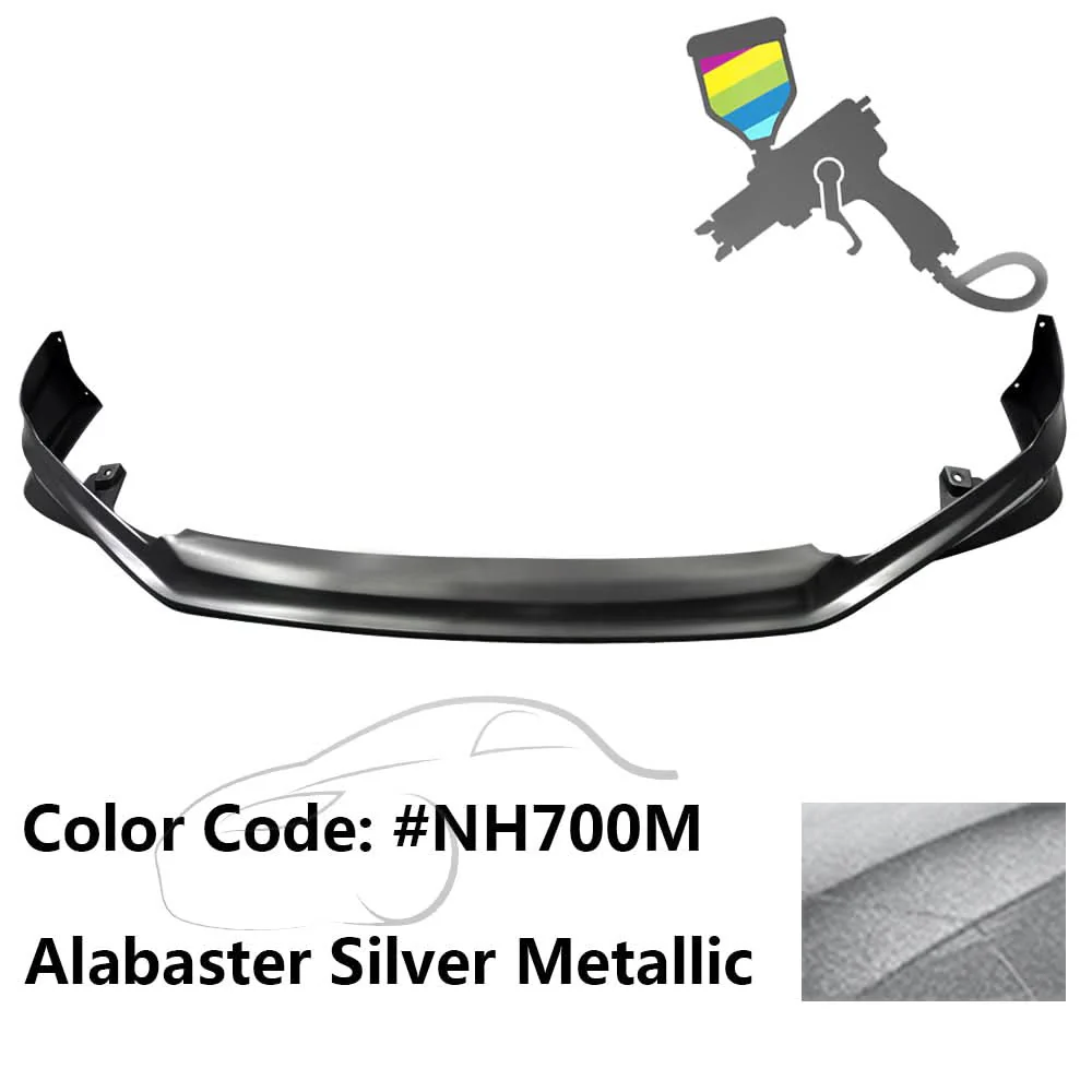 2013-2015 Honda Accord Sedan MD Style Front Bumper Lip PP 4DR - Image 7