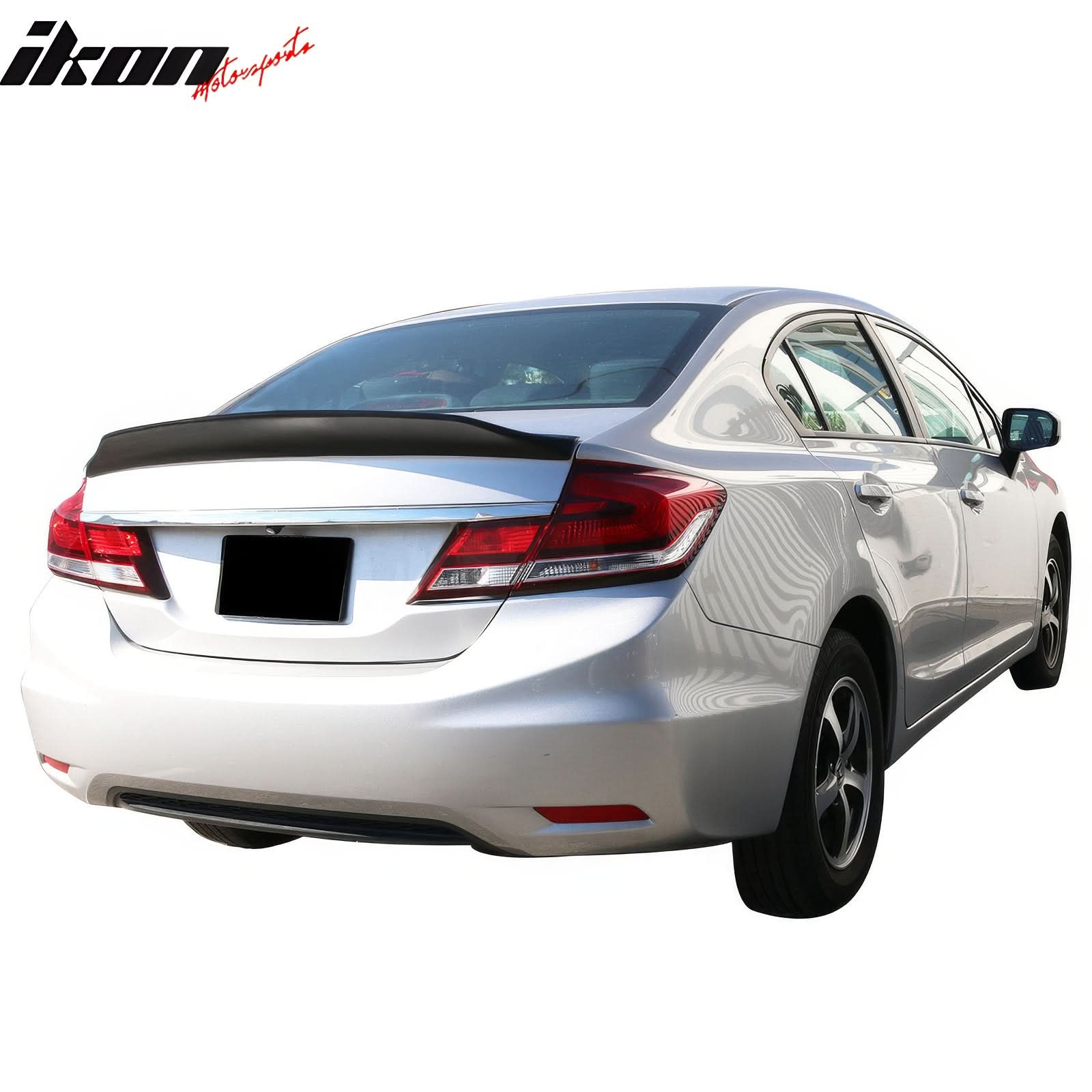 2013-2015 Honda Civic Duckbill V2 Style Rear Trunk Spoiler PP - Image 2