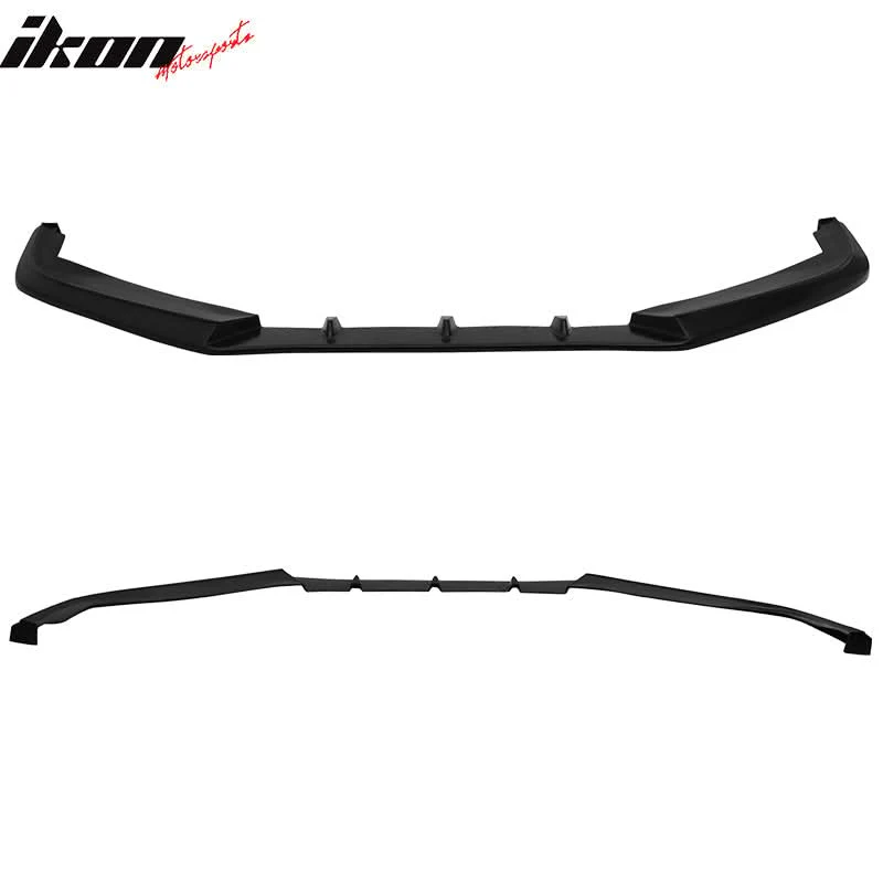 2013-2015 Honda Civic EK Sedan 4Dr IKON V3 Style Front Bumper Lip PU - Image 5