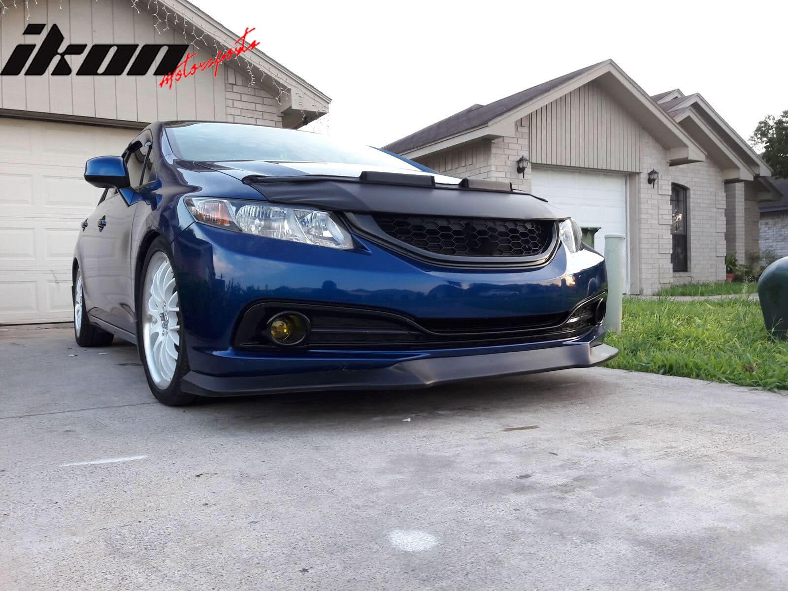 2013-2015 Honda Civic USDM Front Lip GT Style Unpainted PU - Image 5