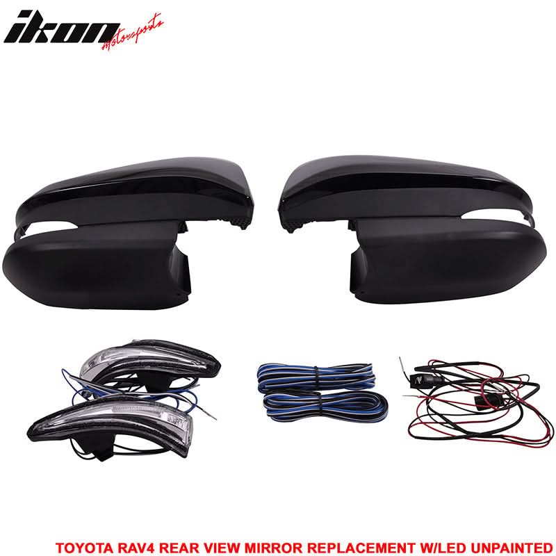 2013-2015 Toyota Rav4 Side Mirror Outer Shell CCFL LED Turn Signal - Image 4