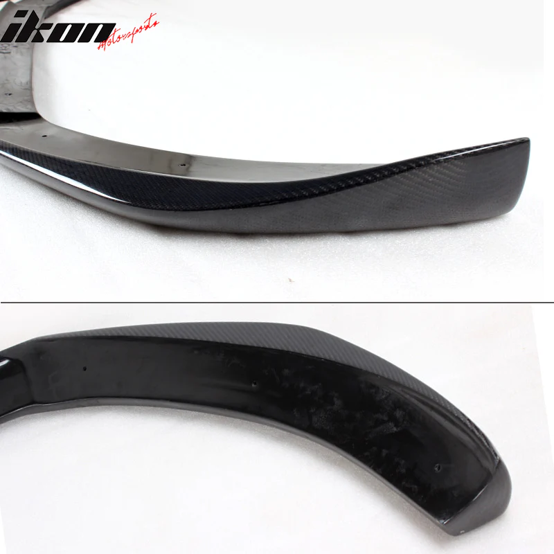 2013-2016 Audi A4 B8.5 Sedan STK Style Front Bumper Lip Carbon Fiber - Image 4