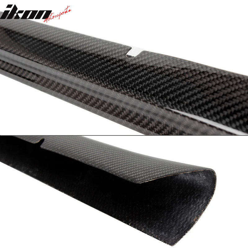 2013-2016 Audi A4 B8 Sedan OE Style Front Bumper Lip Carbon Fiber FRP - Image 3