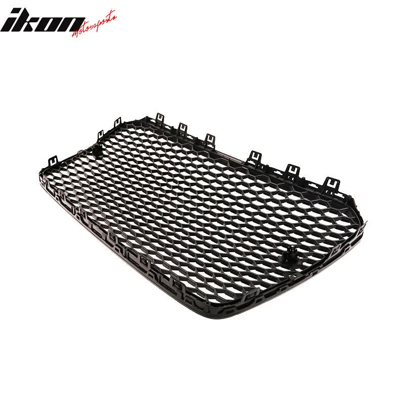 2013-2016 Audi A4 RS4 Black Front Sport Mesh Honeycomb Hood Grille - Image 3