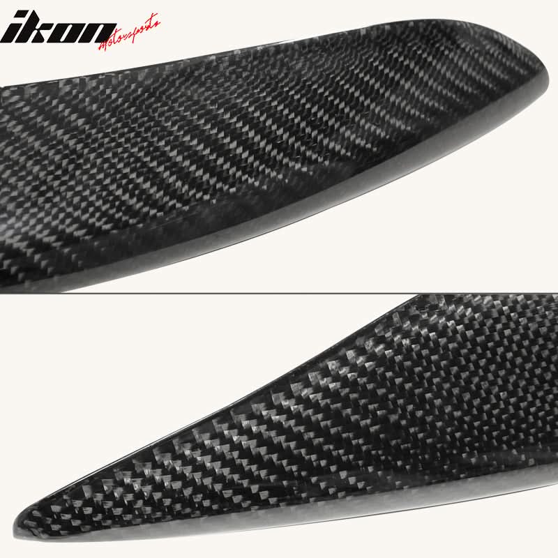 2013-2016 Benz C117 CLA Class Carbon Fiber Front Bumper Lip Aprons - Image 3