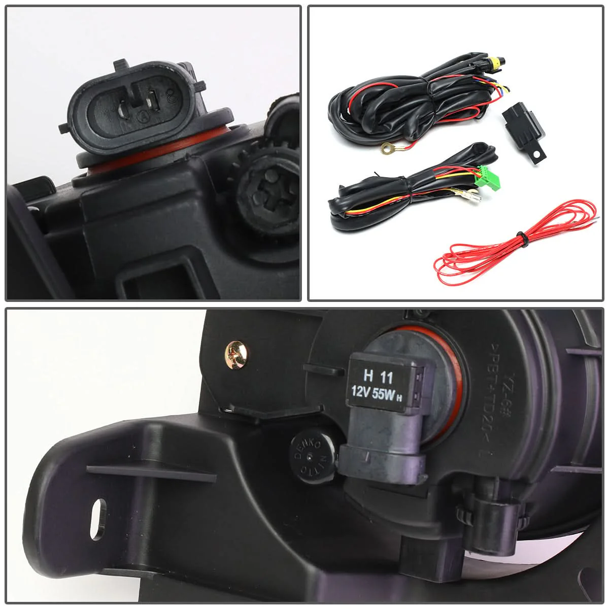 2013-2016 Nissan Pathfinder Fog Lights with Switch & Bezel - H11 - Image 6