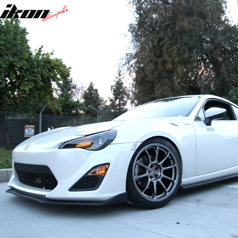 2013-2016 Scion FRS STI Style Unpainted Front Bumper Lip Splitter PU - Image 2