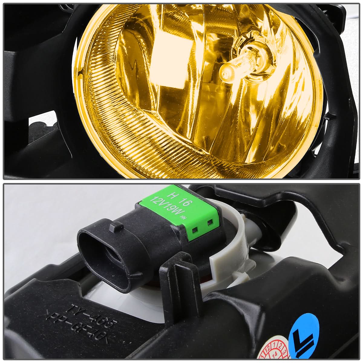 2013-2016 Toyota RAV4 Fog Lights w/ Switch & H16 Bulb - Amber - Image 5