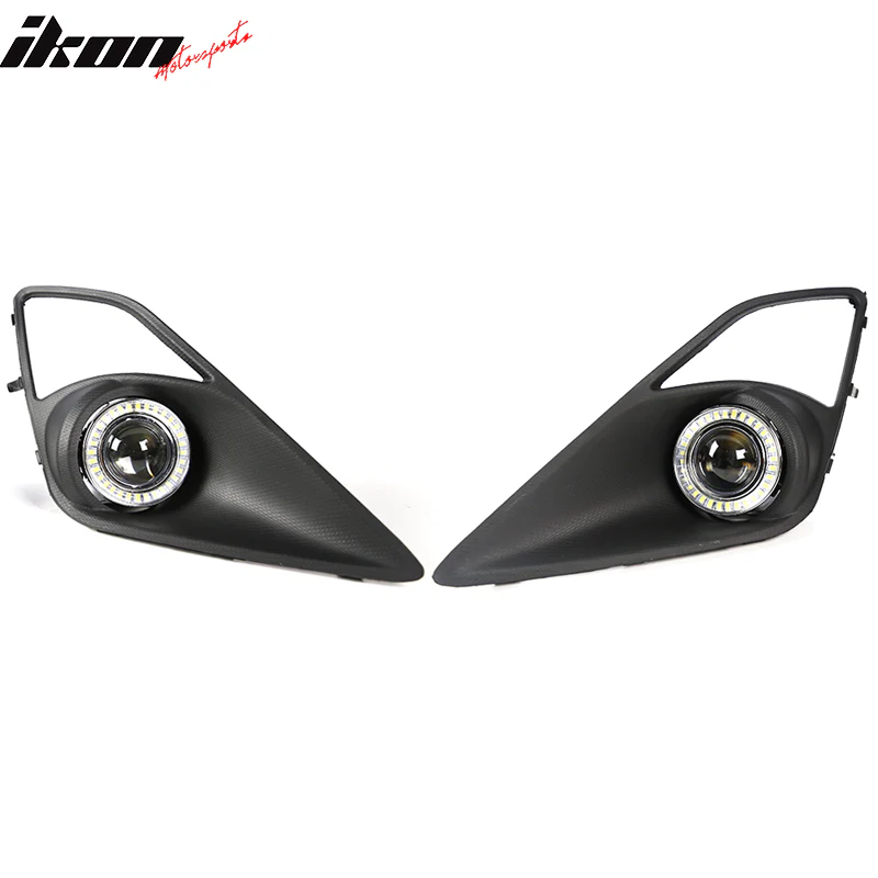 2013-2016Â Scion FR-S Projector Fog Lights w/ Angel Eyes & Bezels - Image 3