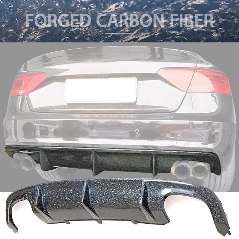 2013-2017 Audi S5 B8.5 OE Style Rear Lip Diffuser Forged Carbon Fiber - Image 8