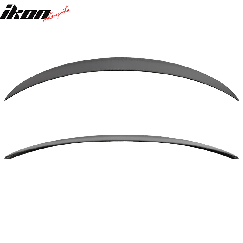 2013-2018 Benz CLA C117 Sedan P Style Carbon Fiber CF Trunk Spoiler - Image 4