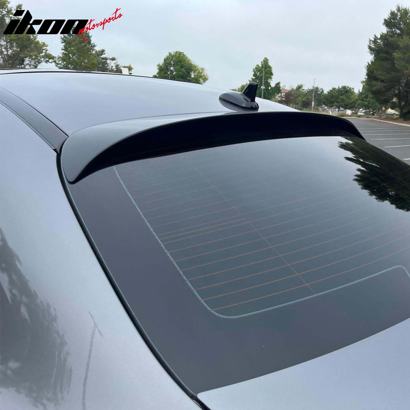 2013-2018 Benz W117 C117 CLA-Class OE Style #040 Black Roof Spoiler - Image 2