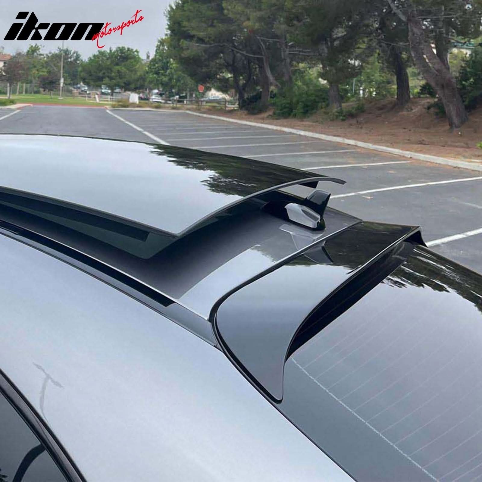 2013-2018 Benz W117 C117 CLA-Class OE Style #040 Black Roof Spoiler - Image 3