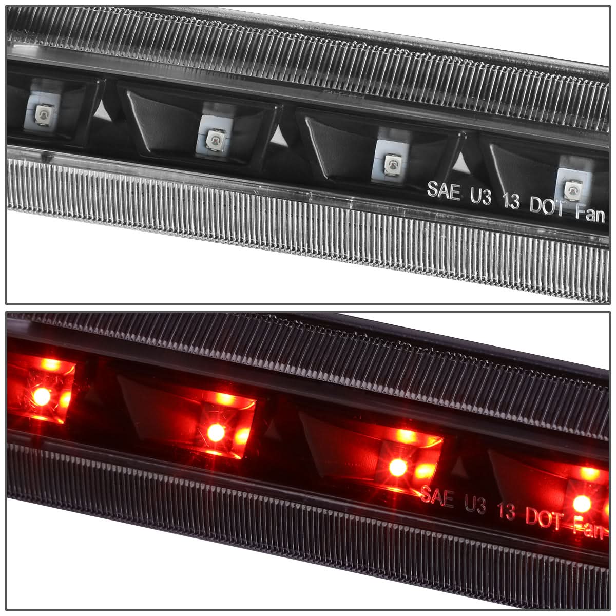 2013-2018 Ford Escape LED 3rd Brake Light - Black - Image 3