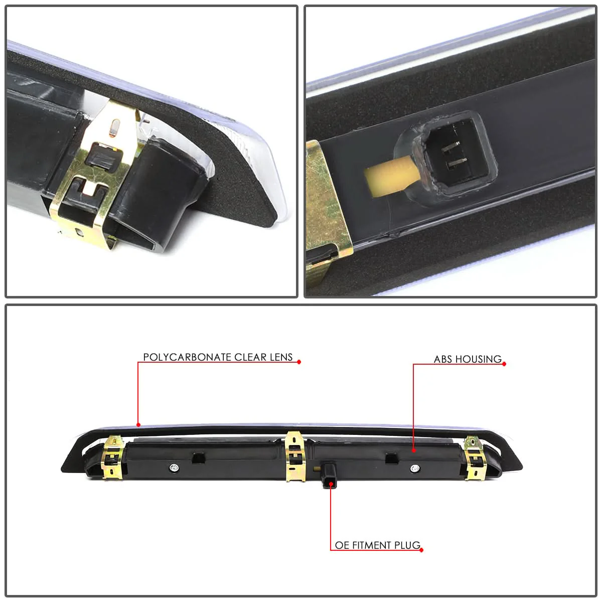 2013-2018 Ford Escape LED 3rd Brake Light - Black - Image 4