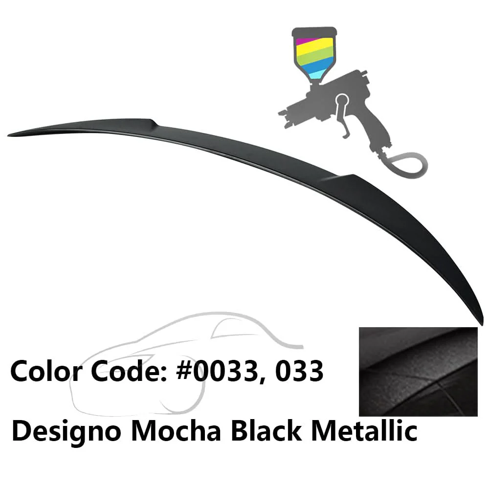 2013-2018 Mercedes Benz W117 CLA Class Sedan V Style Trunk Spoiler ABS - Image 12