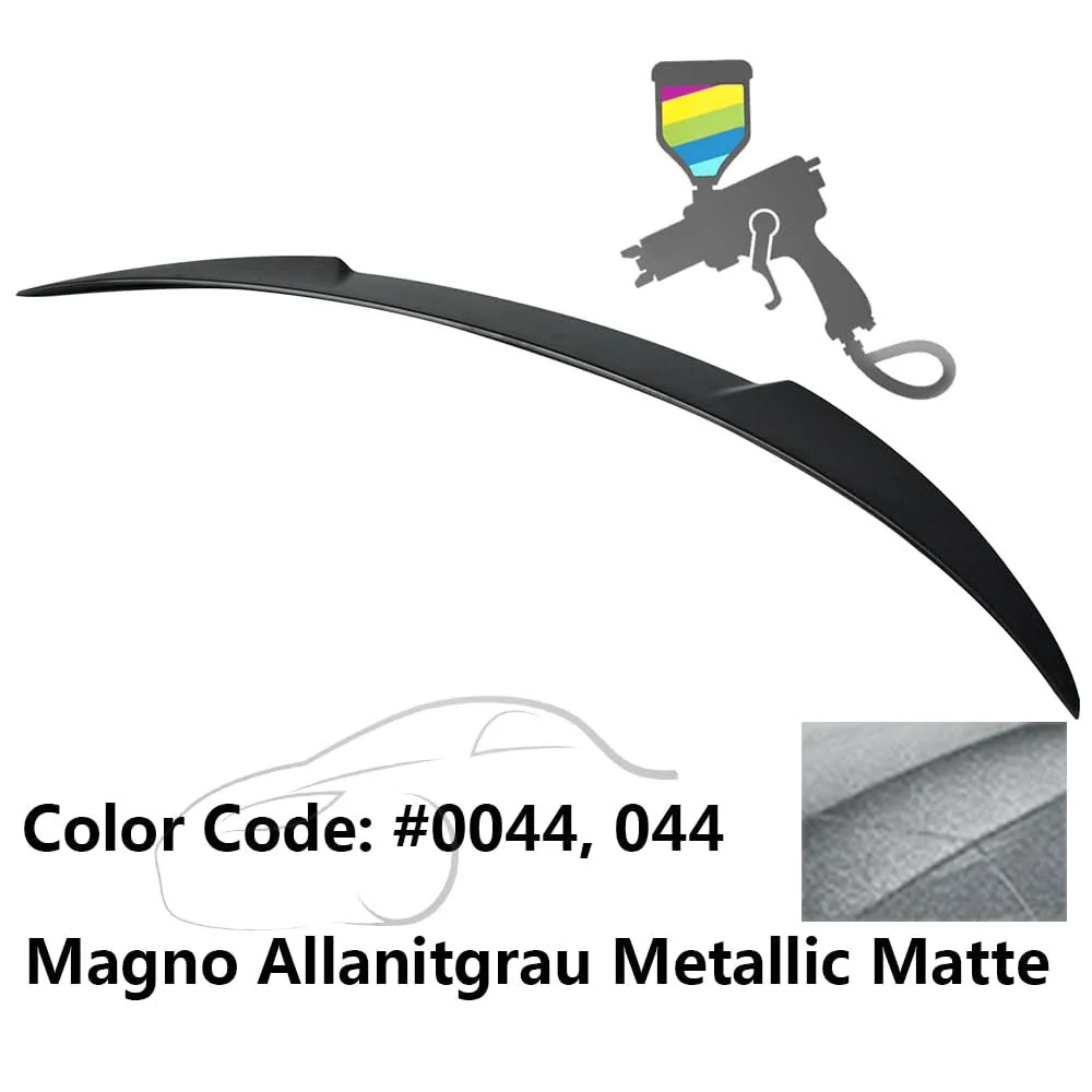 2013-2018 Mercedes Benz W117 CLA Class Sedan V Style Trunk Spoiler ABS - Image 13