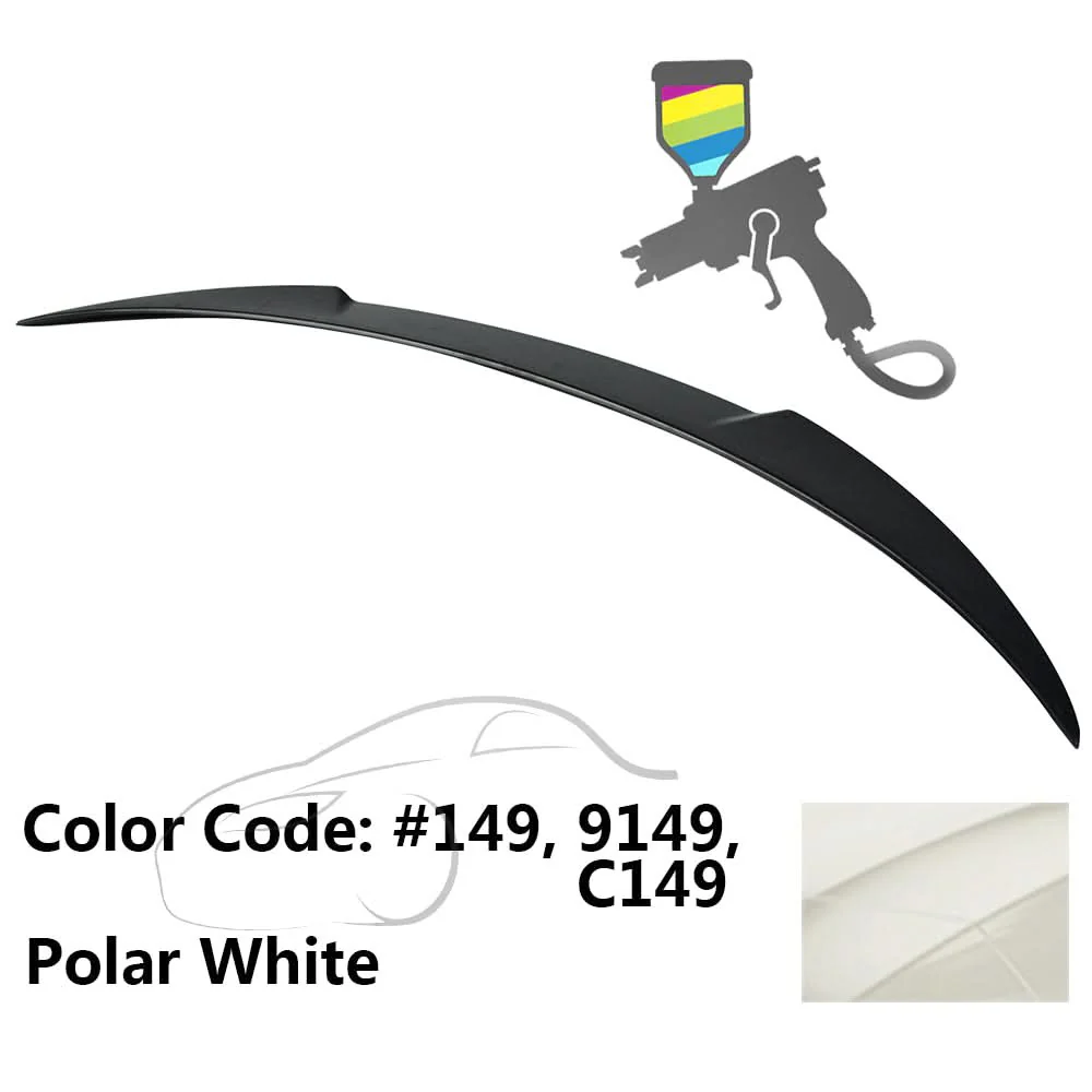 2013-2018 Mercedes Benz W117 CLA Class Sedan V Style Trunk Spoiler ABS - Image 14
