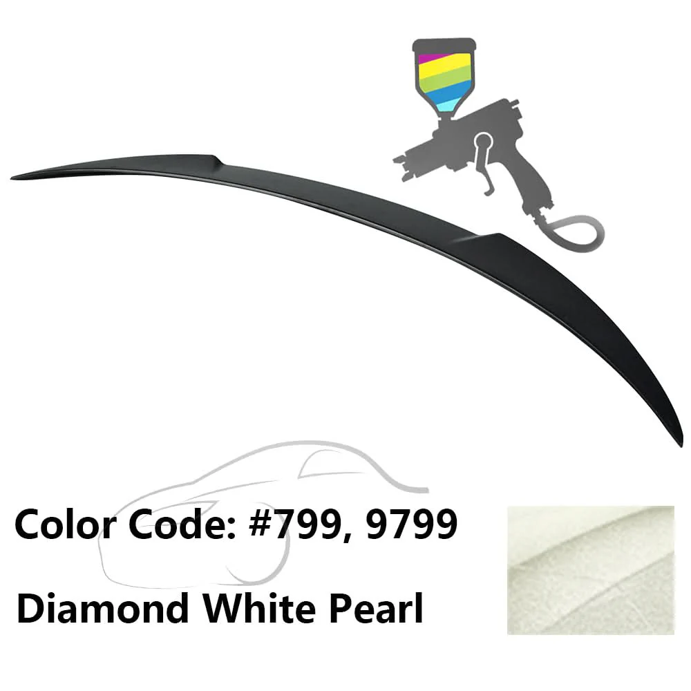 2013-2018 Mercedes Benz W117 CLA Class Sedan V Style Trunk Spoiler ABS - Image 24