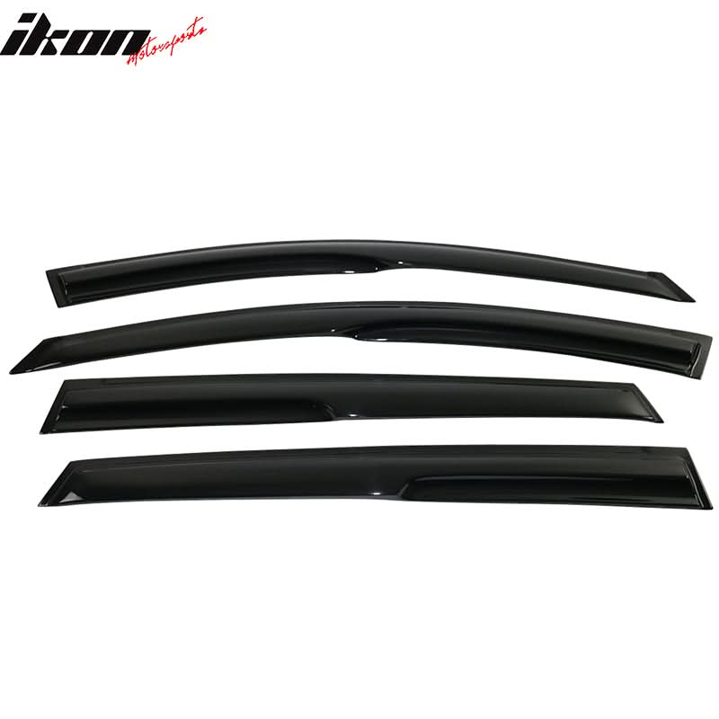 2013-2018 Toyota RAV4 Acrylic 4PC Window Visors Tape On Rain Guard - Image 7