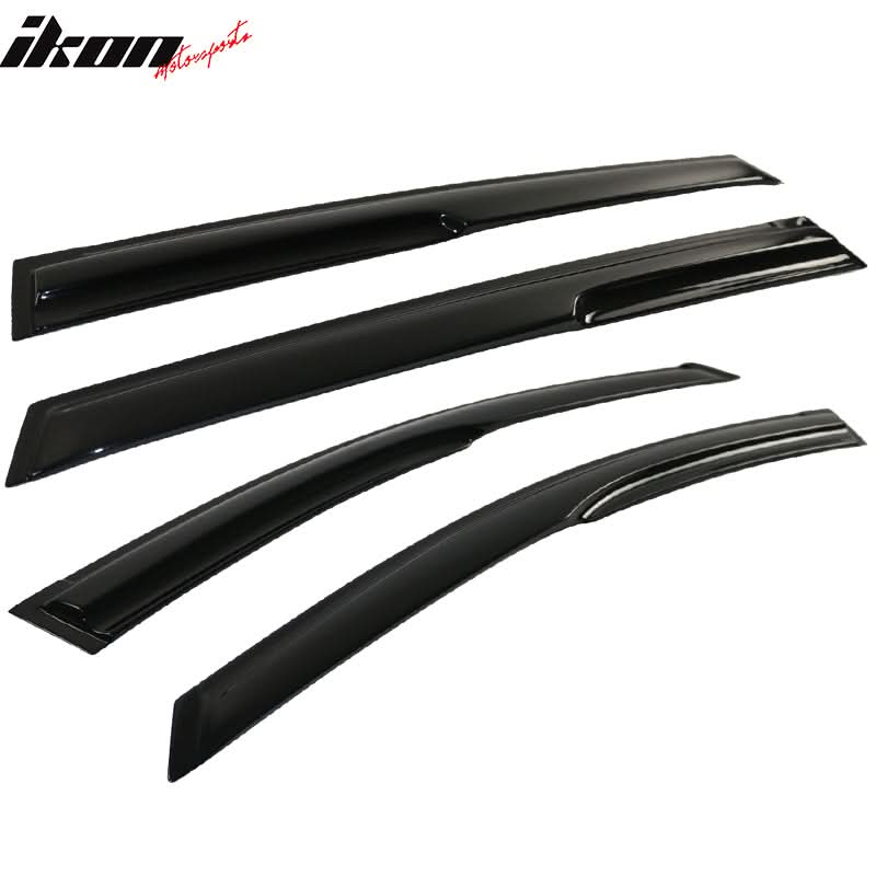 2013-2018 Toyota RAV4 Acrylic 4PC Window Visors Tape On Rain Guard - Image 9